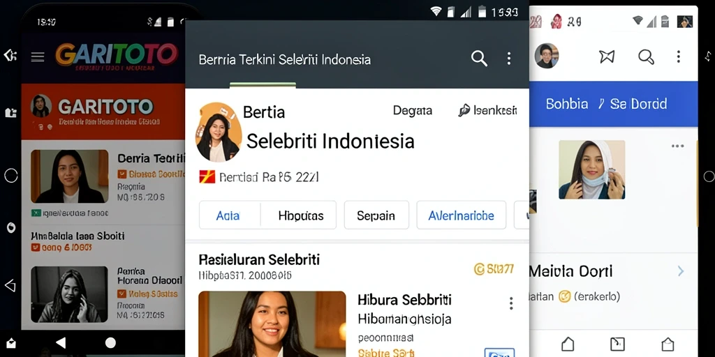 Tampilan antarmuka aplikasi GARITOTO yang menarik dan informatif.