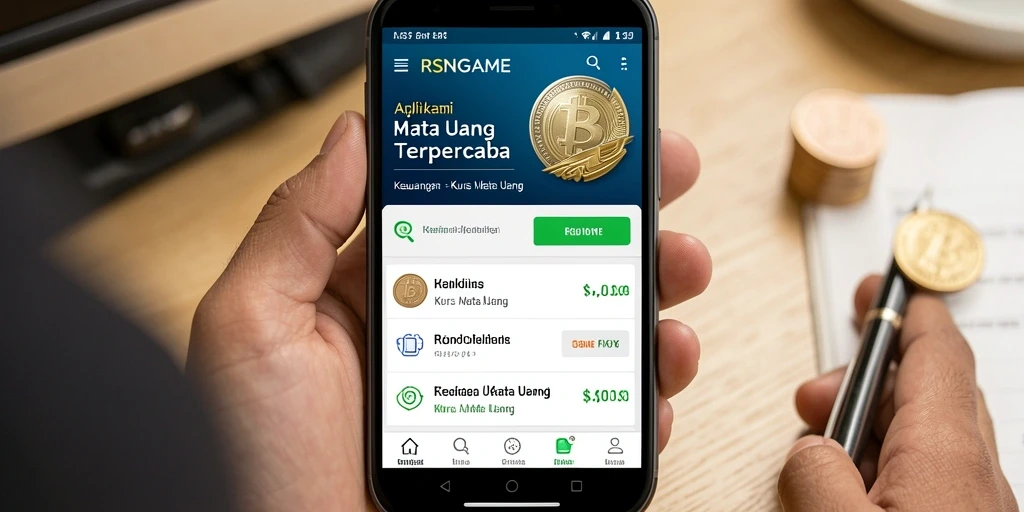 Tampilan antarmuka RSNGAME yang sederhana dan informatif.