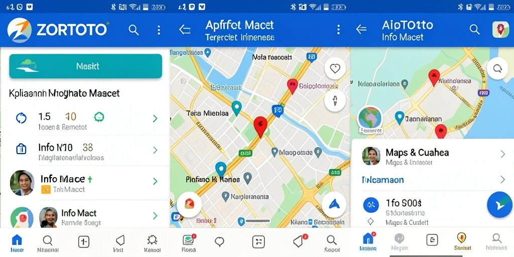 Antarmuka ZORTOTO menunjukkan informasi kemacetan secara jelas dan interaktif.